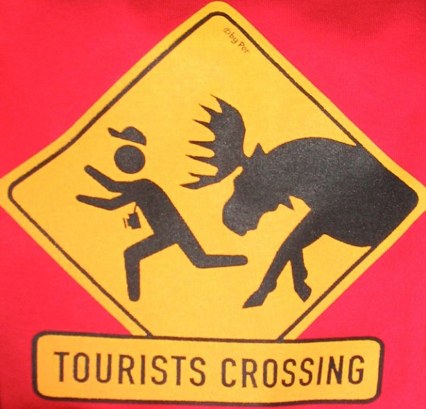 Tourists crossing, Montreal